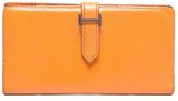 Thumbnail for your product : Hermes Pre-Owned Orange Swift Bearn Wallet