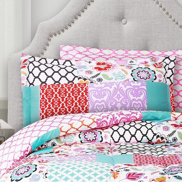 Belle Ruffle 4pc Comforter Set - Lush Décor : Target