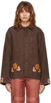 Thumbnail for your product : Bode SSENSE Exclusive Brown Twin Antelope Jacket