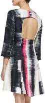 Thumbnail for your product : Ali Ro Long-Sleeve Print Dress