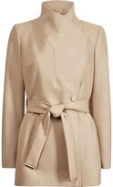 Thumbnail for your product : Ted Baker Roses Wool Wrap Coat