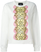 Boutique Moschino floral motif sweatshirt