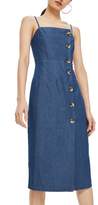 Thumbnail for your product : Topshop Horn Button Midi Dress