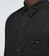 Thumbnail for your product : Prada Denim logo shirt