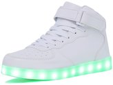 Thumbnail for your product : APTESOL Kids Boy Girl's Boots High Top LED Sneakers Light Up Flashing Shoes (Toddler/Little Kid/Big Kid) (,34)