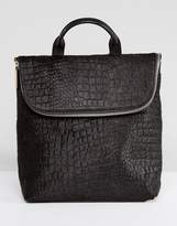 Thumbnail for your product : Whistles Mini Croc Pony Verity Backpack