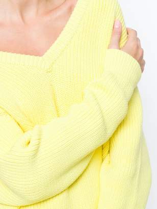 Balenciaga Long Sleeve V Neck sweater