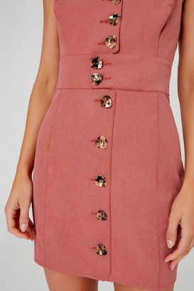 Finders Keepers CALABASAS MINI DRESS Pink Terracotta
