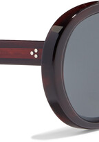 Thumbnail for your product : Oliver Peoples Leidy oversized round-frame acetate sunglasses