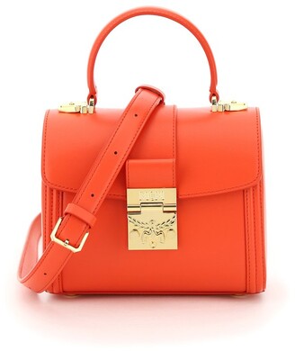 red mcm bolsa medium