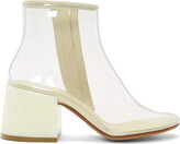 Thumbnail for your product : MM6 MAISON MARGIELA SSENSE Exclusive Tranparent PVC Flare Heel Boots