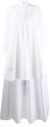 Thom Browne high-low shift shirt dress