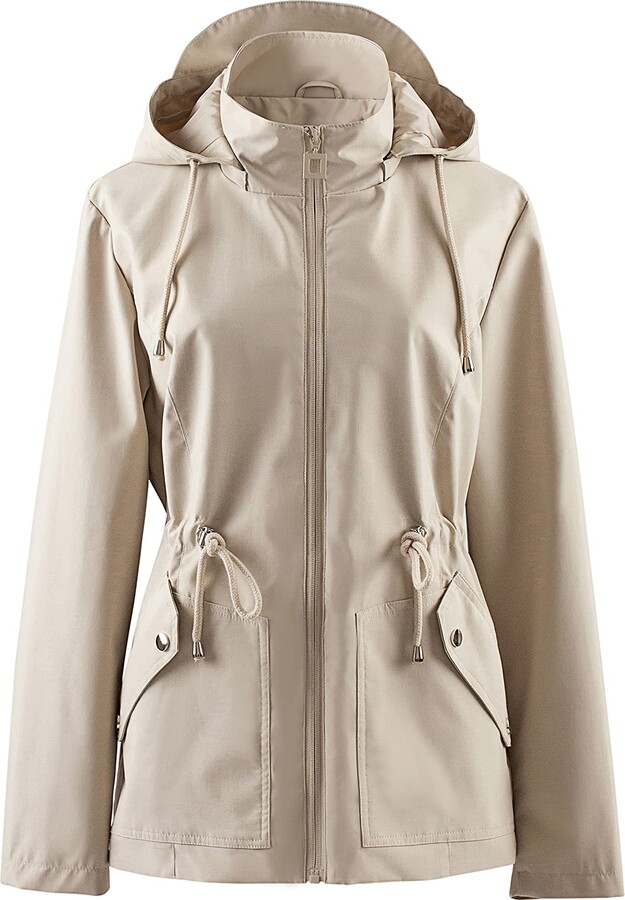 women's lightweight nylon windbreaker jackets