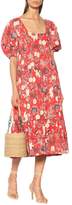 Thumbnail for your product : Ulla Johnson Nora floral patchwork midi dress