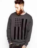 Thumbnail for your product : ASOS Oversized Sweatshirt With Flag Design