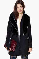 Thumbnail for your product : Nasty Gal Manchester Faux Fur Coat