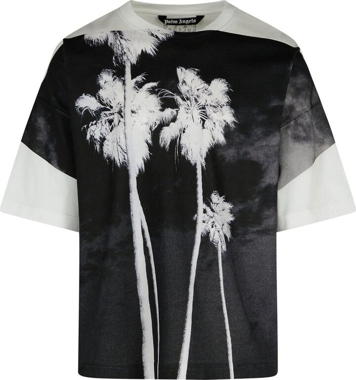 Palm Angels Graphic Printed Crewneck T-Shirt