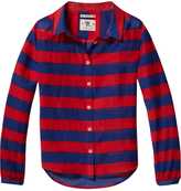 Thumbnail for your product : Scotch & Soda Striped Silk Blend Shirt