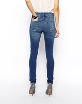 Thumbnail for your product : ASOS Ridley Skinny Jeans in Busted Blue