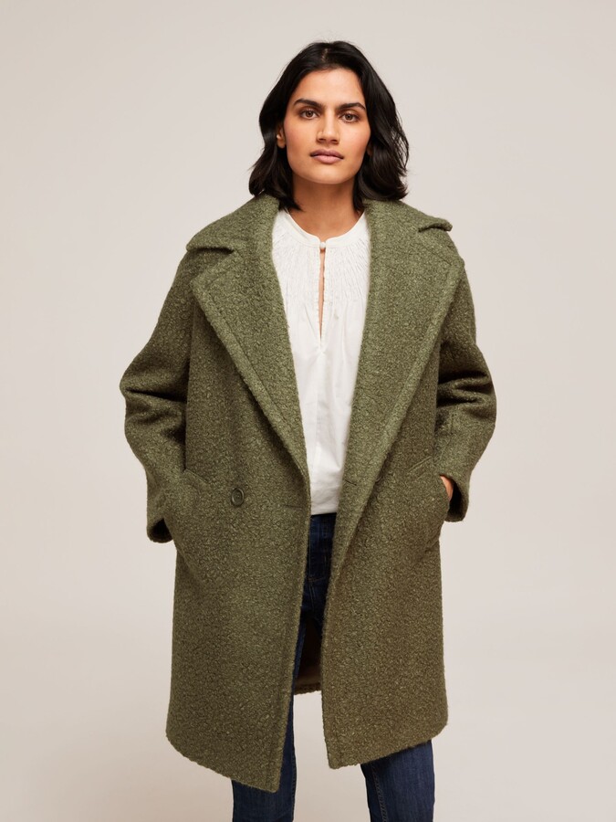 khaki green coat
