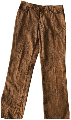Kenzo Brown Denim - Jeans Trousers for Women Vintage