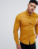 Thumbnail for your product : ASOS Casual Slim Oxford In Mustard