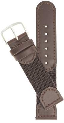 JP Leatherworks Men’s Swiss Army Style Watchband - Color Size: Long Watch Band