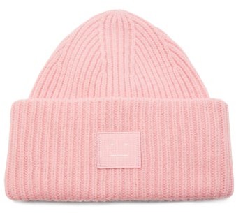 womens pink beanie hat