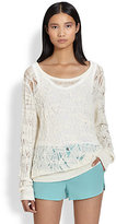 Thumbnail for your product : Rag and Bone 3856 Rag & Bone Kaitlyn Open-Knit Patterned Sweater