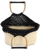 Thumbnail for your product : Sensi Bicolor Macrame & Straw Tote