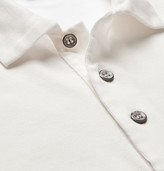 Thumbnail for your product : Canali Slim-Fit Stretch-Cotton Piqué Polo Shirt