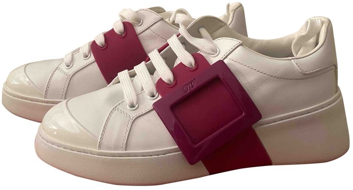 Roger Vivier white Leather Trainers