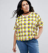 Thumbnail for your product : ASOS Curve Top In Gingham