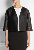 Thumbnail for your product : Adam Lippes Cropped leather jacket