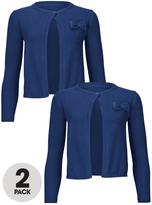 Thumbnail for your product : Top Class Girls Cotton Bow Cardigan (2 Pack)
