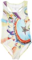 Thumbnail for your product : Stella McCartney Rainbow Print Lycra One Piece Swimsuit