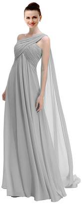 CaliaDress Women Elegant A Line Long Evening Dress Bridesmaid Gowns C191LF US
