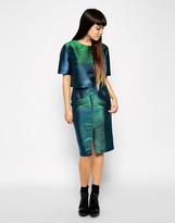 Thumbnail for your product : ASOS co-ord Pencil Skirt in Glitter