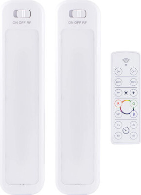 Energizer Enbrighten 12-inch Battery Operated Color-Changing LED Under Cabinet Light Bar with Remote