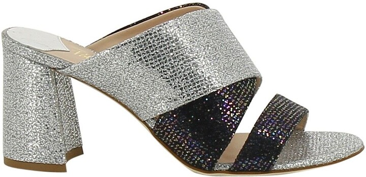Silver Glitter Sandals | Shop The Largest Collection | ShopStyle