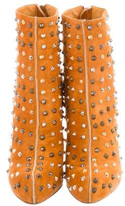 Christian Louboutin Ariella Clou Studded Ankle Boots