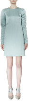 Thumbnail for your product : Lanvin Long-Sleeve Degrade Slip Dress, Aqua