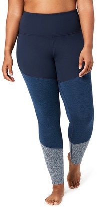 Core 10 Amazon Brand Women's Tri-Color Yoga Full-Length Legging - 28"