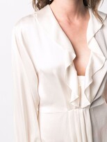 Thumbnail for your product : Forte Forte Empire-Line Midi Silk Dress