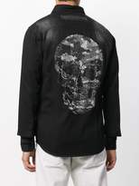 Thumbnail for your product : Philipp Plein embellished skull denim shirt