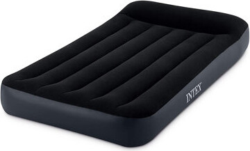 Intex Dura Pillow Rest Classic Blow Up Mattress Air Bed with Built In Pump