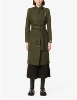 Thumbnail for your product : Ted Baker Rose wrap wool-blend coat