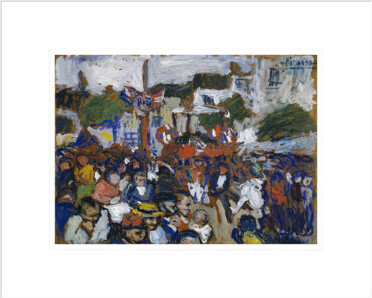 1000Museums The Fourteenth of July (Le quatorze juillet) by Pablo Picasso -Framed Giclee Print
