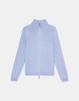 Thumbnail for your product : Lafayette 148 New York Cotton Silk Tape Knit Bomber