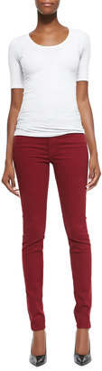 7 For All Mankind Mid-Rise Skinny Jeans